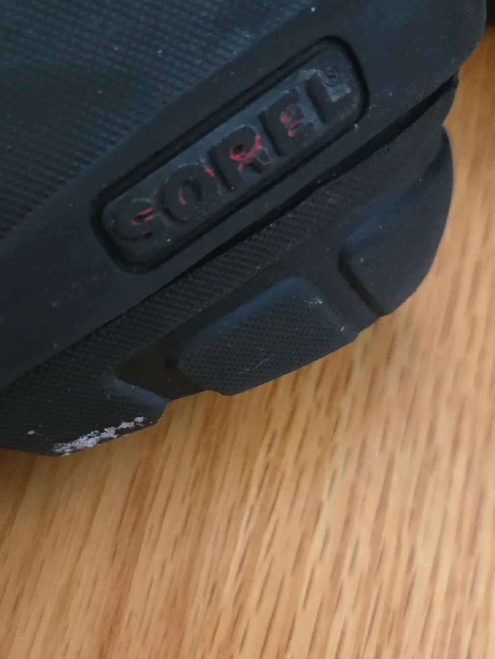 SOREL Kids Youth Flurry Winter Boots Black/Red NY1965-015 Size 4